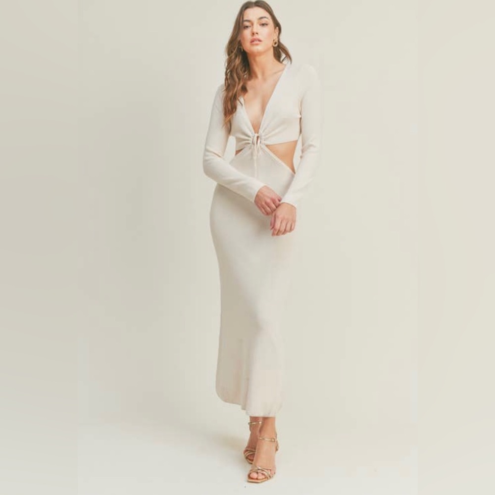 Lush long sleeve midi dress